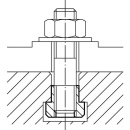 Kipp Écrou pour rainures en T, dimension de la rainure 14 mm noir K0377.12 NOUVEAU