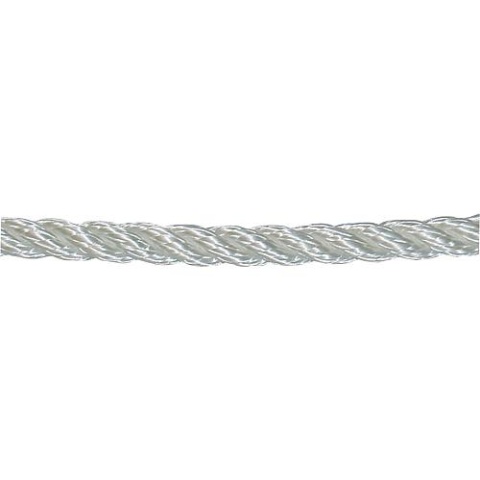 Wanner GEWA corde en fibres, polyamide torsadé Ø 6 mm, 10 m de long, blanc NOUVEAU