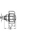 Dolezych Duplex rope clamp with 2 screws, galvanised, gmaximum Ø rope: 10 mm NEW