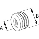 Toma reductora Fischer tipo: GRD 1/2""/M10 77609 NUEVO