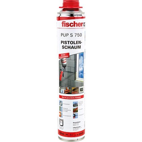 Fischer espuma de montaje PUP S 750 B2 539197 NUEVO