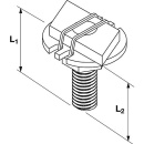 Tornillo de cabeza de martillo Fischer FHS Clix S 8 x 30...