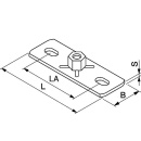 Fischer base plate heavy M 10 79671 NEW