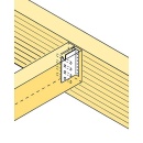 Beam support (2-row) hot-dip galvanised (tzn) 90 x 103...