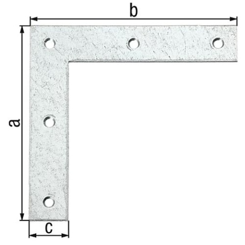 Escuadra, 160x160x30mm, sendzimir galvanizado 332907 NUEVO