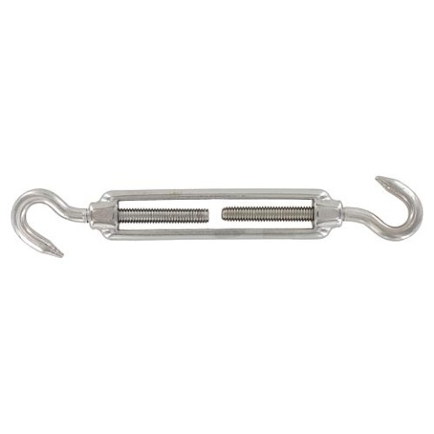 Turnbuckle stainless steel A4 with 2 hooks, M6 90724B6 NEW