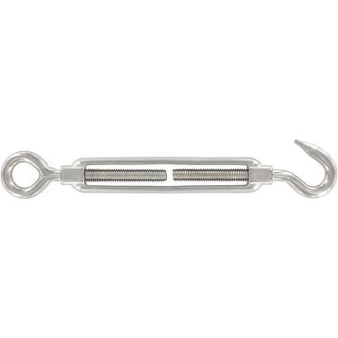 Turnbuckle stainless steel A4 with eyes and hook, M8 90724C8 NEW