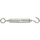 Turnbuckle stainless steel A4 with eyes and hook, M8...