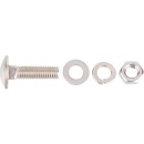 Perno de carro M8 x 30mm con arandela y tuerca 650710026...