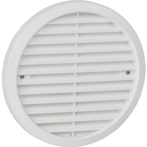 LUNOS griglia esterna Lunos, colore: bianco, Ø 180 mm, in plastica, per e² 039 852 NUOVO