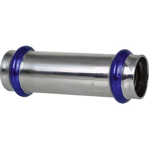 Raccordo a pressare in acciaio inox con manicotto scorrevole a V 15 mm S11ACVI-LBP NUOVO