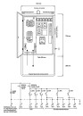 Armadio di distribuzione V63.2/211-6 44KVA, 63A, FI tipo...