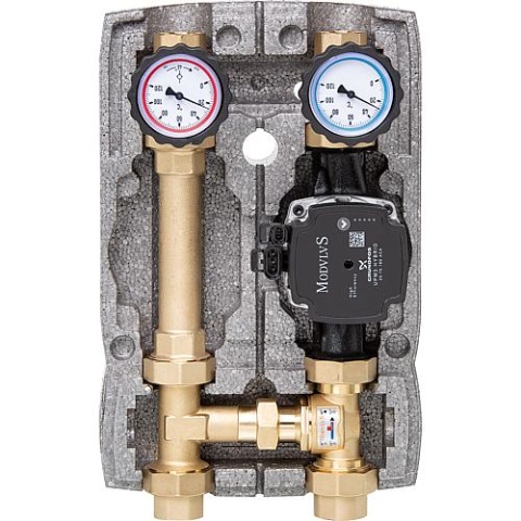 Juego de circuito de calefacción Easyflow DN25(1) Juego de carga de combustible sólido 60°C, Grundfos UPM3/25-70 NUEVO