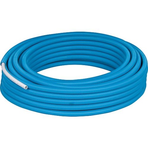 valsir multilayer composite pipe PEXAL 16x2mm, roll à 50m in protective pipe blue NEW