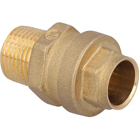 Giacomini insteek overgang mannelijk DN15 (1/2") x 20mm, voor Fusio/Friatherm buizen, afneembaar NIEUW