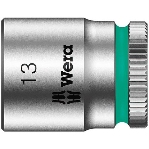 Douille WERA 1/4", 6 pans, courte, SW 11,0 Longueur 23mm NEUF