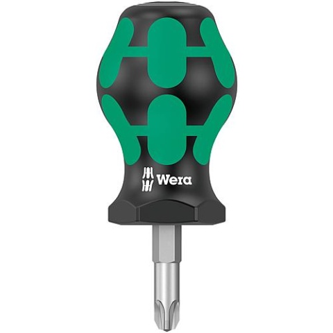 Tournevis Pozidriv Wera Stubby WERA Kraftform Plus Série 300 PZ3x25mm NOUVEAU