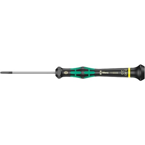 Wera Destornillador de estrella WERA Electronics Series Micro 0.4x2.0x100mm NUEVO