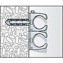 Fischer Rohrclip Steckfix plus Spannweite 20-21mm VPE: 100 Stück NEU