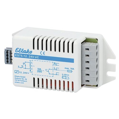 Interruptor de impulsos de corriente Eltako 1-S no libre de potencial Eltako, ES75-12..24V UC NUEVO