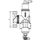 SPIROTECH Spirocombi Luft- und Schlamm- abscheider mit Magnet MB3 DN32 (11/4") IG, 110°C, 10 bar NEU