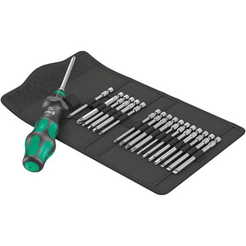 Wera Schraubendreherset WERA 19-teilig,Schlitz,Phillips,TORX, Innensechskant,Innenvierkant NEU