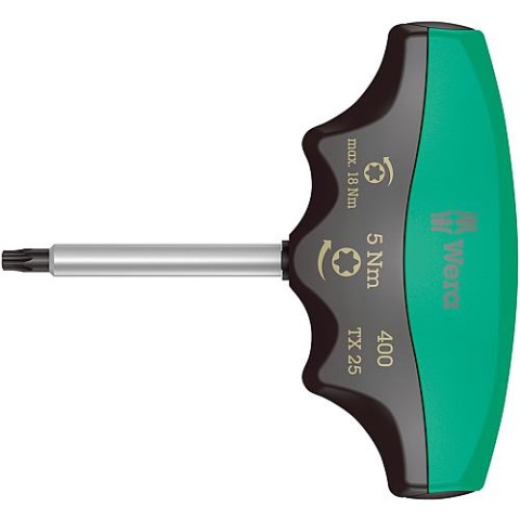 Wera Torque Screwdriver WERA with T-Handle TORX® T25, 5.0 Nm Length 60mm NEW