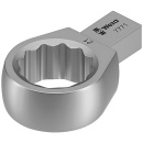 Wera llave de vaso WERA cuadrada 9x12mm, forma C, SW 21...