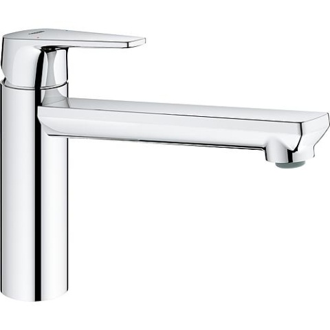 GROHE Mezclador de fregadero Grohe Bauedge Caño giratorio Proyección 222 mm cromo NUEVO