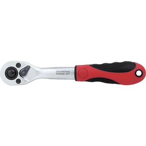 Gedore red reversible ratchet GEDORE red 1/4" L=150mm, cranked NEW