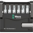 Wera bitset WERA Bit-Check Universal 1 7-delig TX met universele houder NIEUW