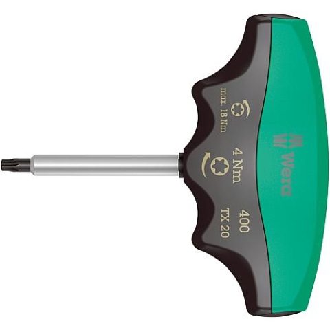 Wera Torque Screwdriver WERA with T-Handle TORX® T20, 4.0 Nm Length 60mm NEW