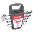 Gedore red ring ratchet wrench set GEDORE red 5-piece...