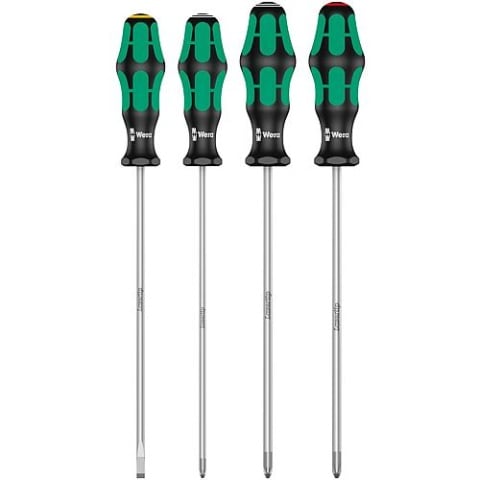 Wera screwdriver set WERA 4-piece,slotted,Phillips and Pozidriv,long NEW