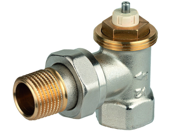 Thermostatic valve body SX, nickel-plated brass, angle, 3/4 inch NEW