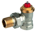 Thermostatic valve body FX, nickel-plated brass, short...