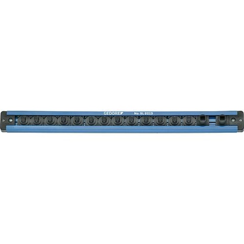 GEDORE socket strip GEDORE 1/4" for 13 slots magnetic L=380mm NEW