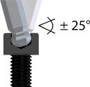 Tournevis dangle GEDORE Hexagone interne à tête sphérique 2,5x115mm NEUF