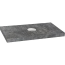 Evenes console Blata cement look w. WT boring met beugel...