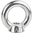 Ring nut M6 A2 PU 25 NEW