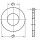 Lichaamsringen A2 D1 6,4mm x D2 25mm PU 200 NIEUW