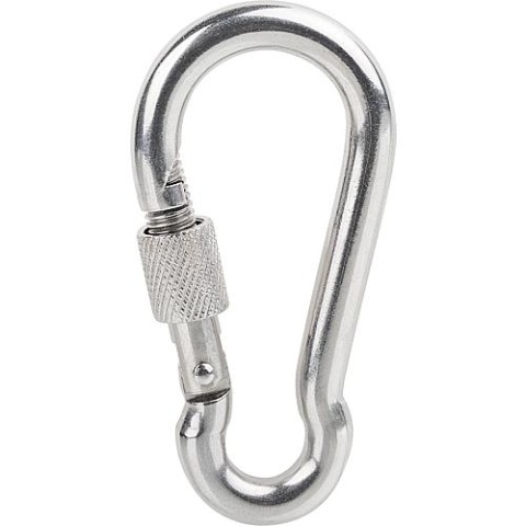 Snap hook with safety nut 11x120 A4 PU 5 NEW