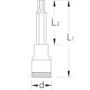 Bit per cacciavite GEDORE GEDORE 3/8" Torx® interno, T30 lunghezza 94 mm NUOVO