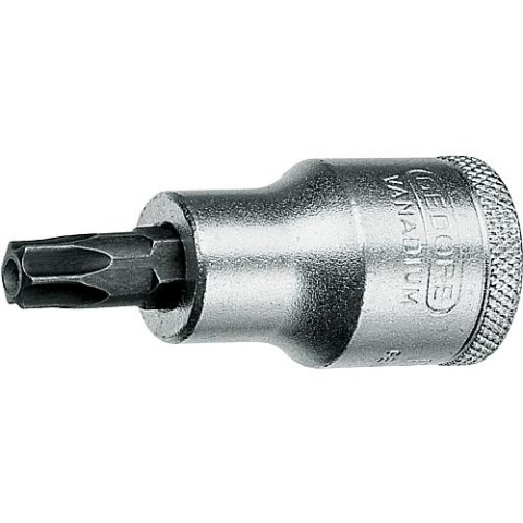 GEDORE punta destornillador GEDORE 1/2" Torx® interior c. Agujero, T30 Longitud 55mm NUEVO