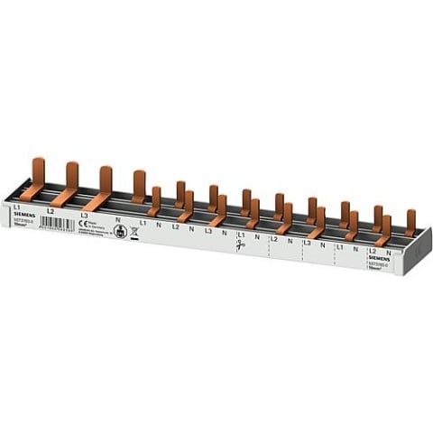 Siemens pin busbar, 10mm² 1x FI 4pol. N-right 8x AFDD-LS Siemens 5ST3783-0 (12TE) NOWOŚĆ