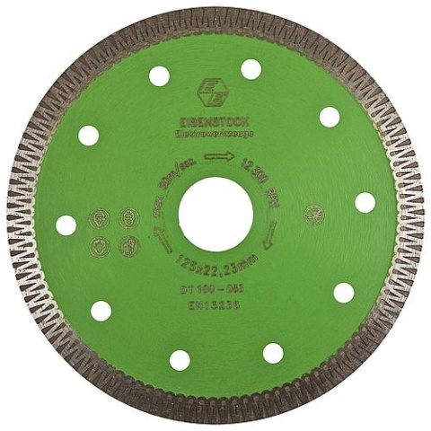 Eibenstock diamond cutting disc Eibenstock Ø 125mm, for tiles and fine stoneware NEW