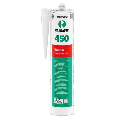 Ramsauer Sanitär Silikon 450 Kleur: Oud wit 310ml patroon NIEUW