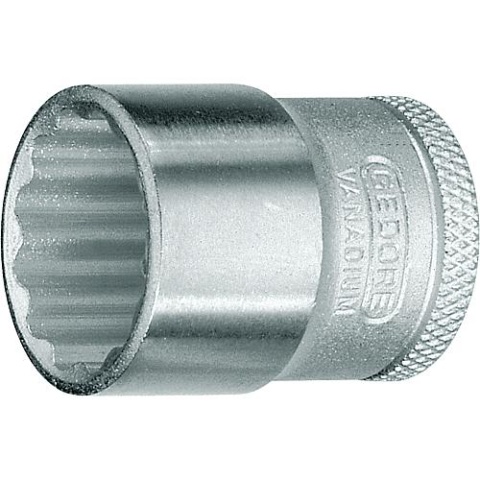 GEDORE socket 3/8"" 12-sided, short, SW 17.0mm length 30mm NEW