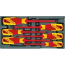 GEDORE screwdriver set VDE 6 pieces in ABS plastic module...