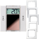 Thermokon SR06 LCD 2T blanc pur brillant sans cadre...